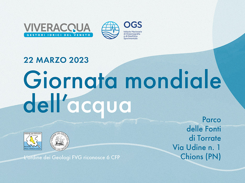 22 Marzo 2023 –  Convegno per la Giornata Mondiale dell’Acqua